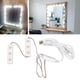 thumbnail image 3 of Luces Para Espejo De Maquillaje, Brillo Ajustable, Tira De Luces LED Para Espejo, Pegatinas Traseras Con Conector USB Para Baño, 3 of 7