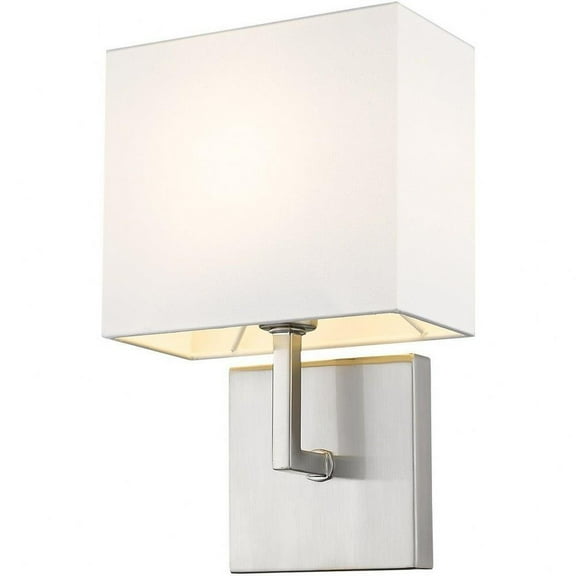 1 Light Wall Sconce in Transitional Style-11.25 inches Tall and 7 inches Wide-Brushed Nickel Finish Bailey Street Home 372-Bel-4652354