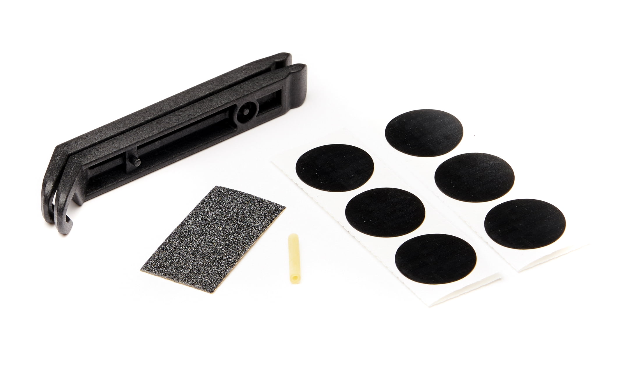 Bike Hand Bike Tire Patch Repair Kit (6x Round Patches + 2x Tire Levers