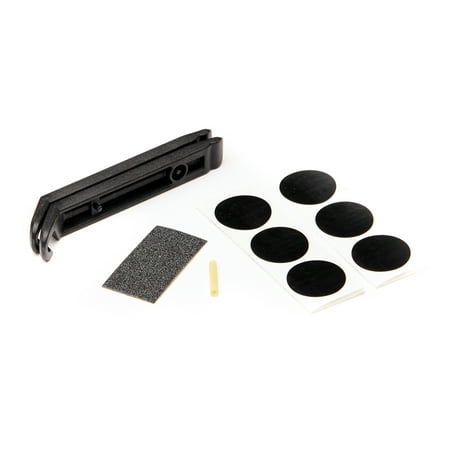 Bike Hand Bike Tire Patch Repair Kit (6x Round Patches + 2x Tire (Best Bicycle Repair Kit)