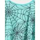 thumbnail image 4 of Tankini de Superposición con Estampado de Telaraña con Volantes en Talla Extra Rosegal  Camisetas sin mangas de talla grande, 4 of 5