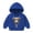 Blue, variant on Hoodie Toddler Boy Long Sleeve Layering Top Ribbed Cuffs Bear Print Sweatshirts Comfy Fall Winter Outfits 2-7T