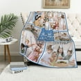 thumbnail image 3 of Custom Blanket with Picture Customized Flannel Throw Blankets, Gifts for Adult Kids Friends for Birthday Anniversary Christmas, Memorial Gift, Photo 3, 4 Sizes, 3 of 6