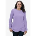 thumbnail image 6 of Woman Within Plus Size Ultra Soft Waffle Thermal Sweatshirt, 6 of 6