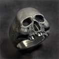 thumbnail image 5 of Anillos para mujer, regalos para mujer, 2 piezas, recuerdo de Halloween, calavera para mujer, hombre, compromiso, boda, accesorios de joyería, regalo, tornillo, tornillo, 5 of 5