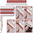 thumbnail image 1 of suministros de mascotas Pet Dog Cat Hair Brush, Hair Pickup Brush, Reusable Magic Hair Brush, Pet Hair Roller, Epilator (Clothes / Sofa / Car / Bed / Mat), Red Ormromra QH-397, 1 of 3