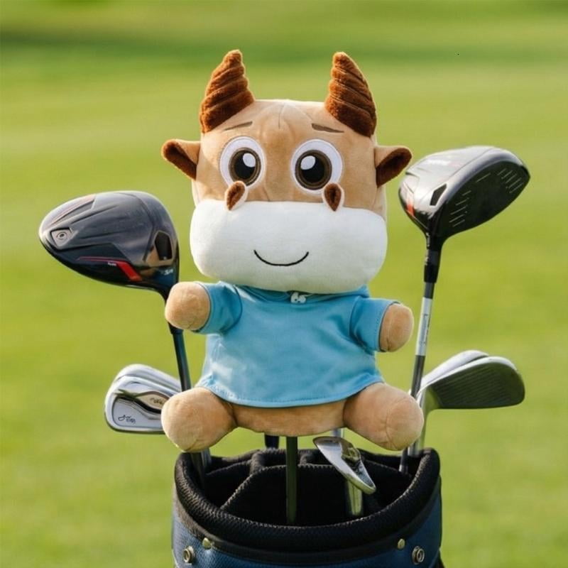 CEORPER Unique Bulldog Driver Headcover Funny Cartoon Dog Themed Golf Headcover