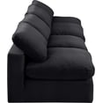 thumbnail image 5 of Meridian Furniture Comfy Black Velvet 4-Pc. Modular Sofa, 5 of 10