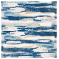 thumbnail image 2 of SAFAVIEH Calista Tanzil Abstract Area Rug, Blue/Ivory, 5'3" x 5'3" Square, 2 of 11