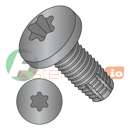 

5/16-18 x 5 Type F Thread Cutting Screws / Six-Lobe (Torx) / Pan Head / Steel / Black Phosphate (Quantity: 225 pcs)