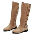 thumbnail image 5 of Women's Knee High Cowboy Boots with Buckle Roman Riding Boot - Ladies Thigh High Low Heel Boots, 5 of 5