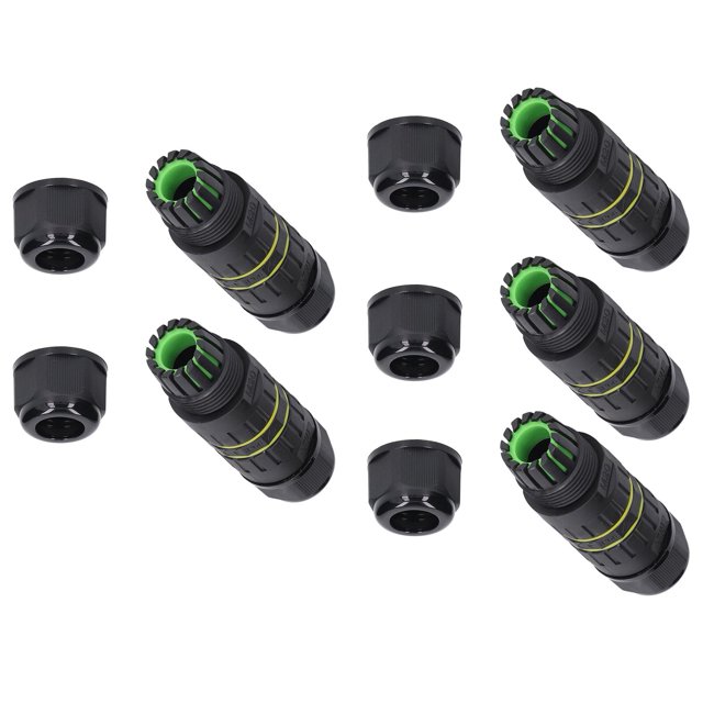 Conector impermeable, 5 piezas, conector impermeable IP68, conector de alimentación LED, conector de cable impermeable, durabilidad mejorada
