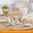 thumbnail image 6 of Yayeee Napkin Holder for Table Kitchen Paper Tissue Organization, Red and White Floral Pattern, 6 of 8