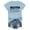 Light Blue, variant on Tshirt Women Casual Top Letter Print Short Sleeve Round Neck Pullover Trendy Womens Tees Light Gray S