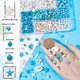 thumbnail image 3 of 1 caja de 300 cuentas estilo estrella de mar, azules y blancas, a granel, cuentas de concha natural, cuentas de concha marina con forma de estrella de mar, dijes de concha marina de 6 mm y 8 mm., 3 of 9