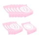 thumbnail image 1 of 10 fundas desechables para asientos de inodoro, forros para asientos de inodoro portátiles, papel higiénico. rosa, 1 of 9