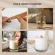 thumbnail image 5 of Mechas de Madera para Velas, 100 Mechas de Madera para Hacer Velas, Mechas de Madera + Clips de Metal para Hacer Velas, Manualidades con Velas A, 5 of 7