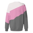 thumbnail image 5 of MeetoTime Chandail en Molleton pour Femmes Mode Automne Manches Longues Col Rond Ample avec Poche, 5 of 5