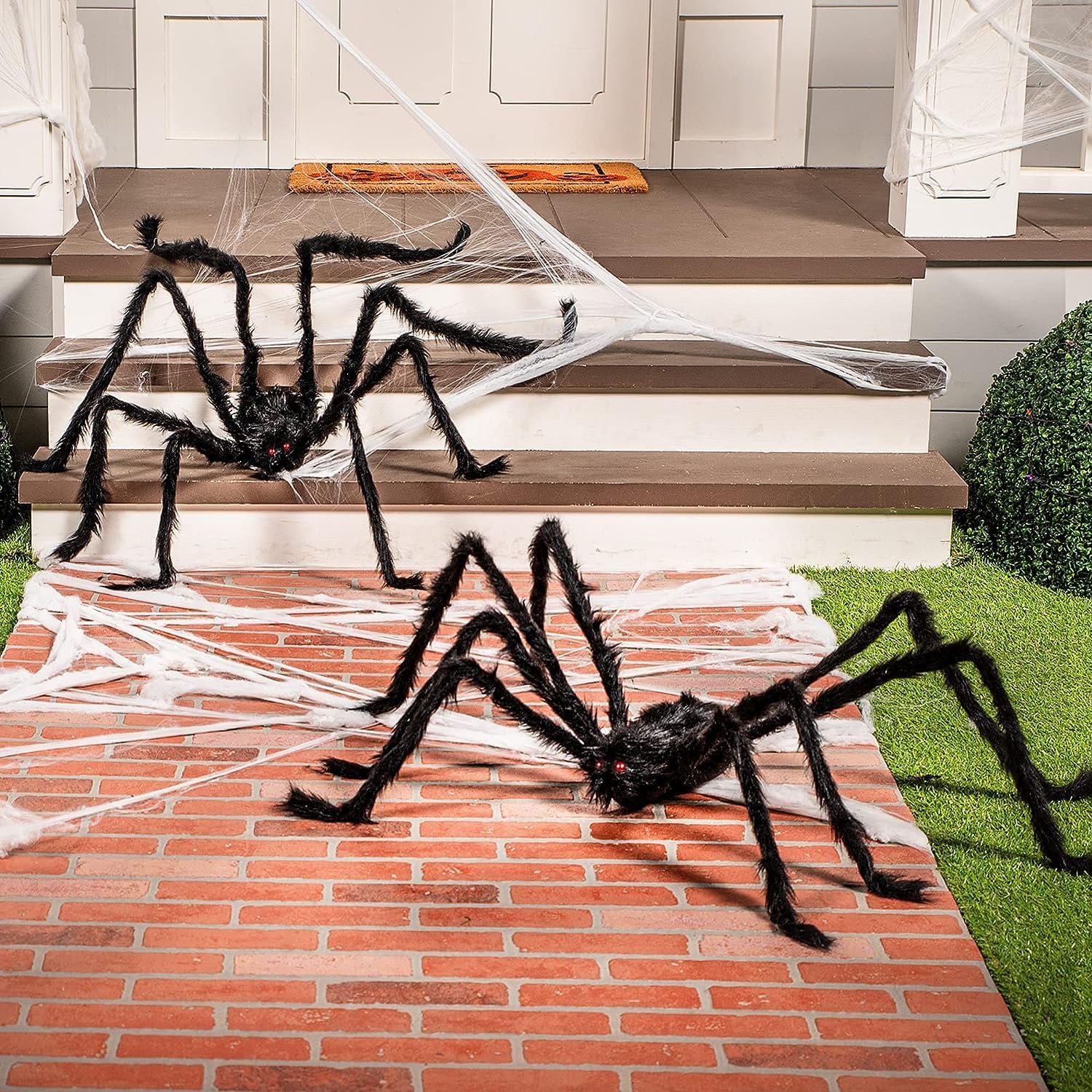Ayieyill Giant Spider Halloween Decoration, 79", Black photo 5