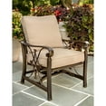 thumbnail image 2 of Four Aluminum Black Deep Seating Rocking Patio Club Chairs with Cushions, 2 of 4