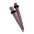 thumbnail image 3 of 5 Pares de Expansores de Oreja Yuyangstore Cónicos Rectos de Calibre 6 Mm de Acrílico Mezclados, 3 of 8
