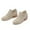 Beige, variant on Vikakiooze Women Retro Flat Bottom Shoes Casual b-o-o-t s Slip On Double Zipper Shoes Shoes for Women 2022