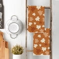thumbnail image 4 of Sm:)e Maple Leaves Orange Fall Kitchen Dish Towels Set of 2, Soft & Absorbent Washcloth 18x26 Inch, 4 of 6
