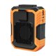 thumbnail image 1 of CAIROYAR Ventilador portátil para colgar en la cintura con carga USB, pequeño, de mano, con luces laterales, 1 of 7