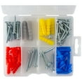 thumbnail image 4 of Hyper Tough 104-Piece Screw and Plastic Drywall Anchor Assortment with Case, 3308, 4 of 12