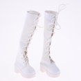 thumbnail image 1 of Botas Blancas con Cordones de Moda para BJD 1/3 Que Cambian Los Accesorios de Bricolaje Macarena Botas de muñeca BJD, 1 of 7