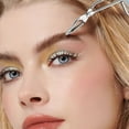 thumbnail image 5 of Eyebrow Tweezers, Silver Eyebrow Scissors, Brow Shape Grooming Tools for Men and Women, Stainless Steel Scissors Handle Tweezer Clip Facial Hair Removal, 5 of 9