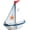 Style 1, variant on Yvsxxv Mini Wooden Sailboat Model, Mediterranean Style Nautical Home Decor