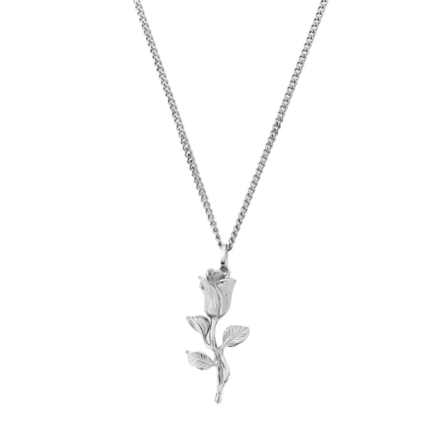 Collar Rosa Plata Cruze Hipoalergénico Resistente Al Agua CRUZE Rosa Plata