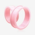 thumbnail image 5 of BM25 A Pair of Soft Pastel Silicone Double Flared Tunnel Plug, 5 of 7