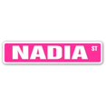 thumbnail image 1 of SignMission SS-NADIA 4 x 18 in. Childrens Name Room Street Sign - Nadia, 1 of 1