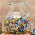 thumbnail image 4 of 10 Strawberry Street San Lucas Pitcher Handblown Mexican Glass, 4 of 5