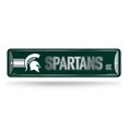 thumbnail image 1 of Rico Industries Ncaa Michigan State Spartans Home D?Cor Letrero De Metal Para La Calle (4 X 15 Pulgadas)  Ideal Para El Hogar, Oficina, Dormitorio Y Cueva Del Hombre  Hecho, 1 of 5
