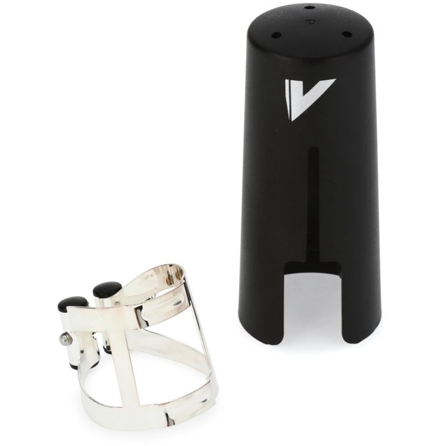 Ligadura y tapa de plástico para clarinete en si bemol Vandoren LC51SP M/O