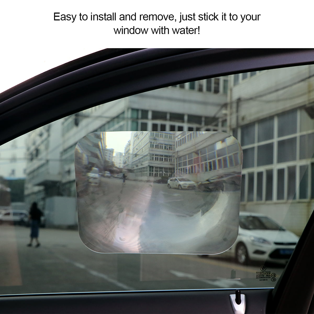 WIDE ANGLE PARKING LENS Back Window Reversing Aid S Blind Spot Rear View Car