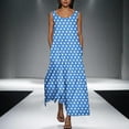thumbnail image 1 of Liquidation d'Été 2025! Robe Grande Taille pour Femmes, Liquidation d'Été pour Femmes, Robe d'Été Sexy Mode Imprimée Sans Manches Col Rond, 1 of 5