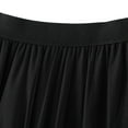 thumbnail image 5 of Sngxgn Skirts Basic Versatile Ribbed Seamless Stretchy Casual High Waist Midi Skirt(Black,One Size), 5 of 8