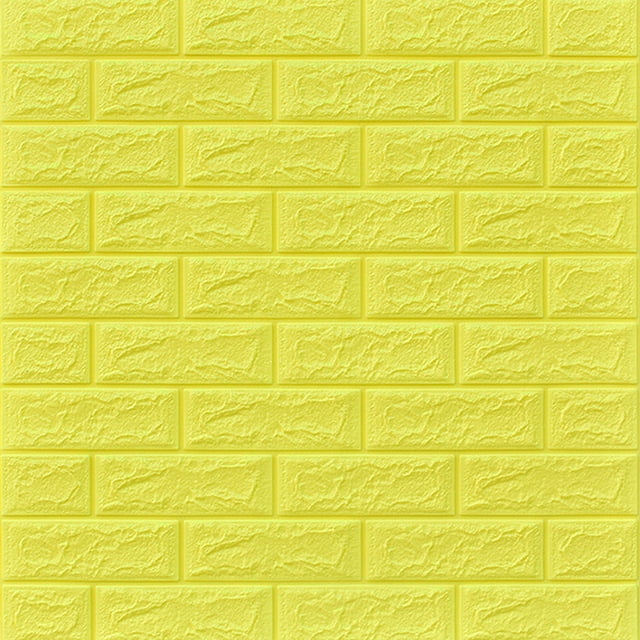 Gray 70x77cm PE Foam Self Adhesive 3D Wall Stickers Wallpaper