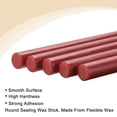 thumbnail image 3 of Unique Bargains Bâtons de Cire Ronds pour Cartes de Tampon de Cire Rouge Vin Clignotant 5 Pcs, 3 of 6