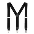 thumbnail image 4 of Men's Suspenders - One Size Adjustable and Elastic Y Back Suspenders for Men Trousers Heavy Duty with 3 Strong Clips, 4 of 5