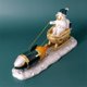 thumbnail image 3 of Estatua de trineo de astronauta, adorno de resina, figuritas temáticas del universo, decoración de escritorio, 3 of 4