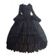 thumbnail image 5 of Qarigey Vestido de Lolita gótica medieval de fibra - Para convenciones y cosplay Ajuste cómodo Auténtico disfraz de cosplay Vestido gótico Type15 NO15, 5 of 6