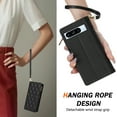 thumbnail image 6 of for Google Pixel 7 Wallet case with Card Holder,Phone case RFID Blocking PU Leather Flip Shockproof Cover with Hand Strap Zipper Credit Card Holder Slots for Women Men,Black, 6 of 11
