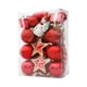 thumbnail image 3 of Bolas de árbol de Navidad colgantes con lazo para colgar, 29/20 piezas, bolas de adorno navideño, decoración del hogar para bodas y fiestas, 3 of 5