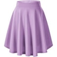 thumbnail image 1 of SURJDE Jupe Patineuse Mini Décontractée Évasée Extensible Basique pour Femmes, 1 of 7