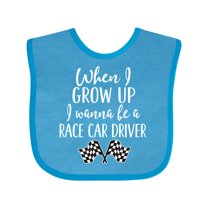 Inktastic Future Race Car Driver Childs Boys Baby Bib